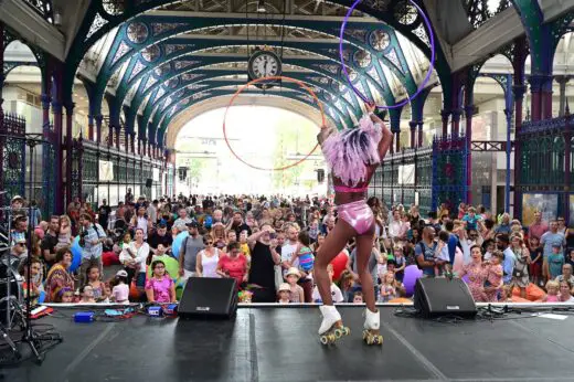 Smithfield Street Party London performer - LFA Co-designing Equity in the Public Realm