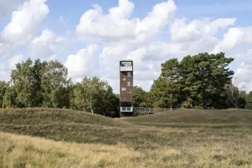 Sutton Hoo buildings, Woodbridge, Suffolk tower