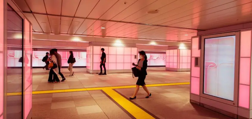 The Colour Bath, Shinjuku Station Tokyo