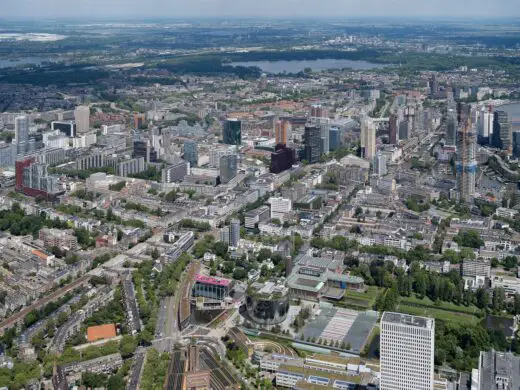 The Podium on Het Nieuwe Instituut roof, Rotterdam