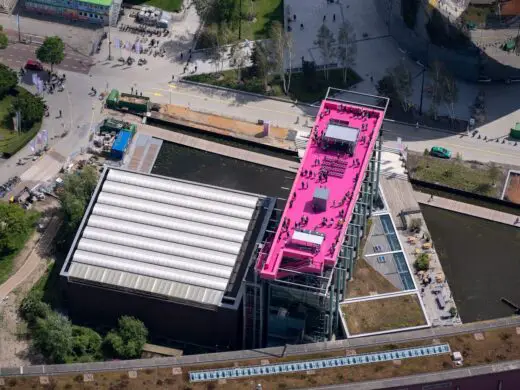 The Podium on Het Nieuwe Instituut roof, Rotterdam