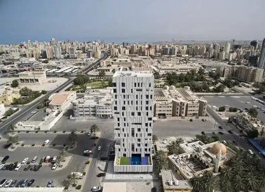 Wafra Wind Tower by AGi architects in Salmiya