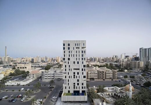 Wafra Wind Tower by AGi architects in Salmiya