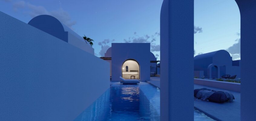 Arched Residences, Santorini Island Greece
