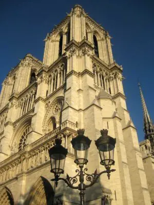 Notre Dame Cathedral Paris building facade