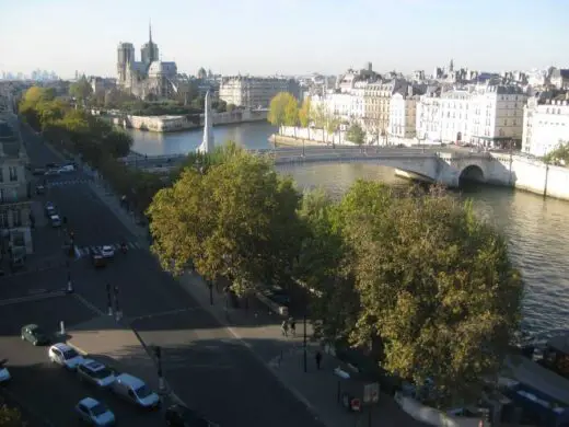 Notre Dame Cathedral Paris River Seine