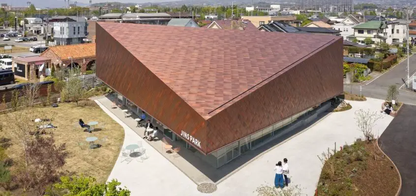 Jins Park Community Building, Maebashi Japan