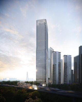 Yangtze River office building in Wuhan