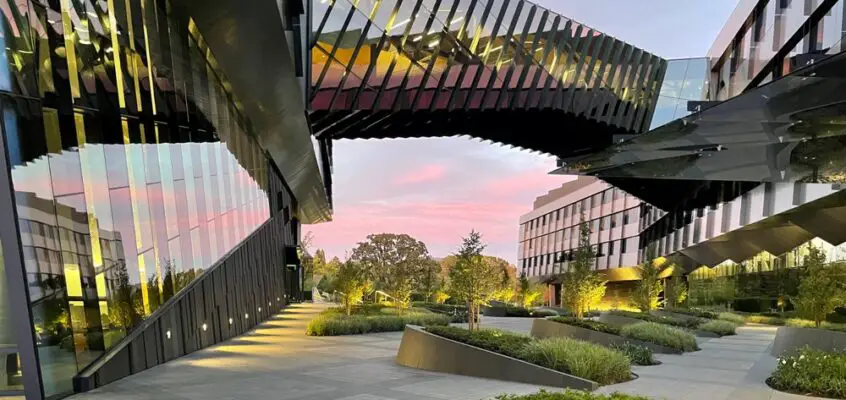 Serena Williams Building Nike World HQ, Beaverton