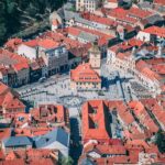 Romanian architect - buildings in town centre