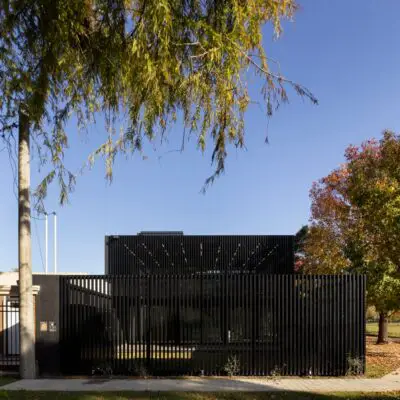 Two Metallic Houses Rafaela Argentina