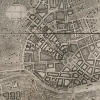 Antonin Engel Master plan of Dejvice