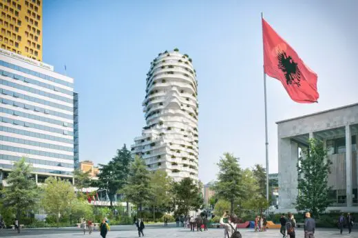 Skanderbeg Building Tirana Albania