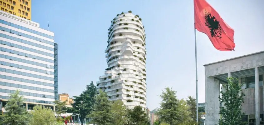 Skanderbeg Building, Tirana Albania