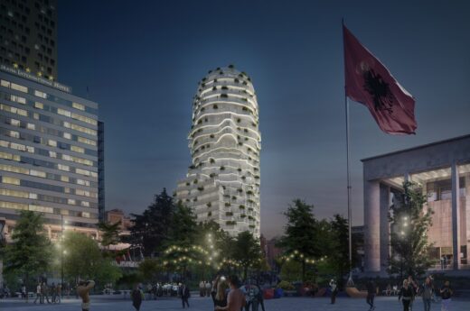 Skanderbeg Building Tirana Albania