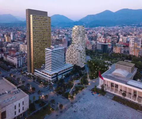 Skanderbeg Building Tirana