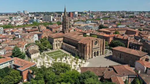 Saint Sernin Square, Toulouse, France