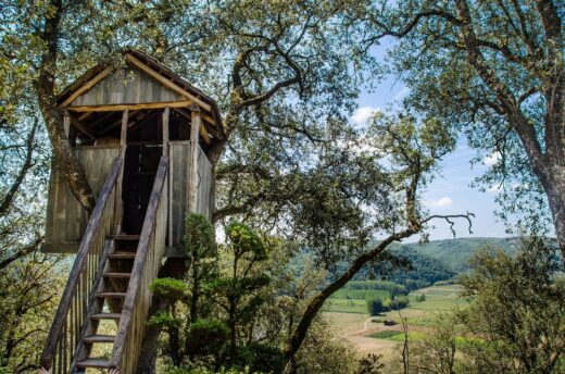 Create a Low-Cost Idyllic Treehouse