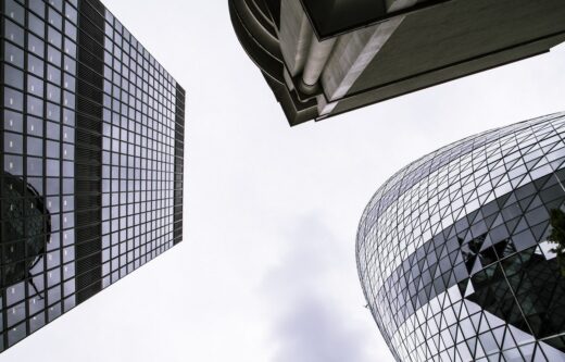 The Gherkin tower building - London’s most well-known architectural designs