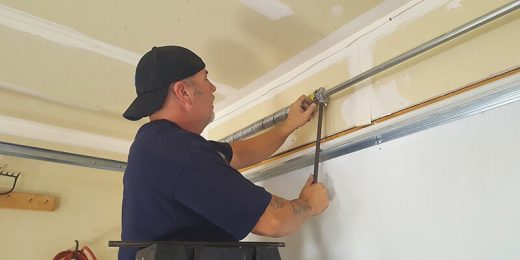 Installing new garage door springs