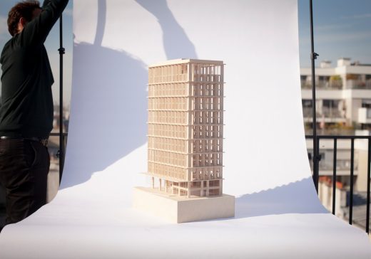 Rive de Seine tower Paris building model