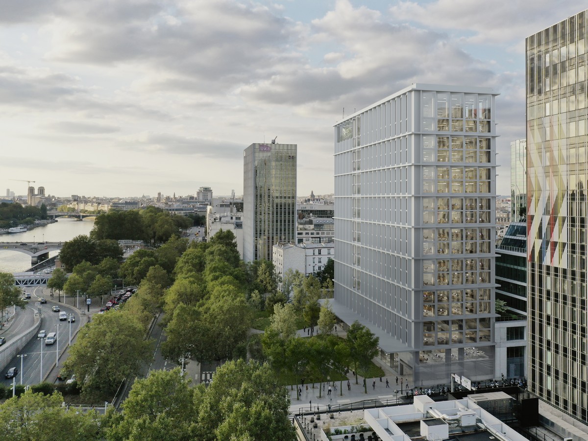 Rive de Seine tower Paris building