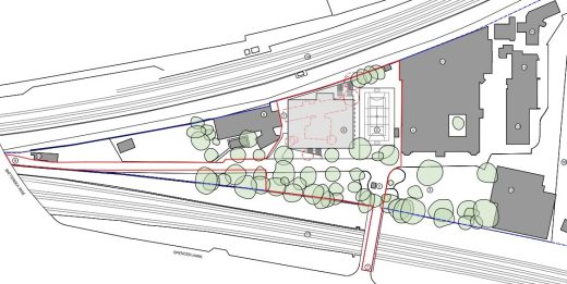 Emanuel School Battersea, London site plan