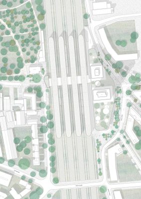 Fernbahnhof Hamburg-Altona Outdoor Spaces site plan