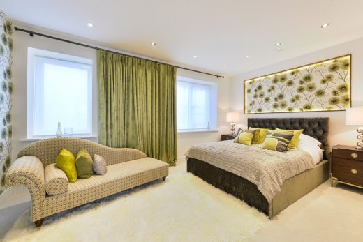 Luxury Shepherds Bush townhouse bedroom