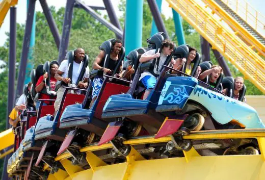 water rides amusement park roller coaster