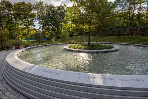 Sandy Hook Memorial Connecticut landscape