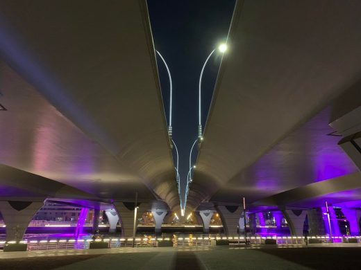 Sheikh Zayed Road Dubai lighting