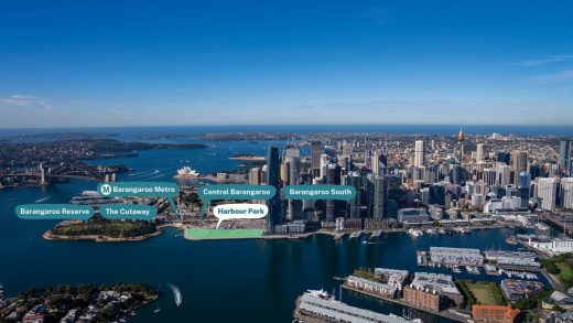 Barangaroo Harbour Park Sydney urban design