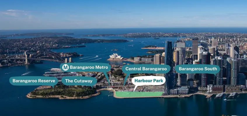 Barangaroo Harbour Park, Sydney public space