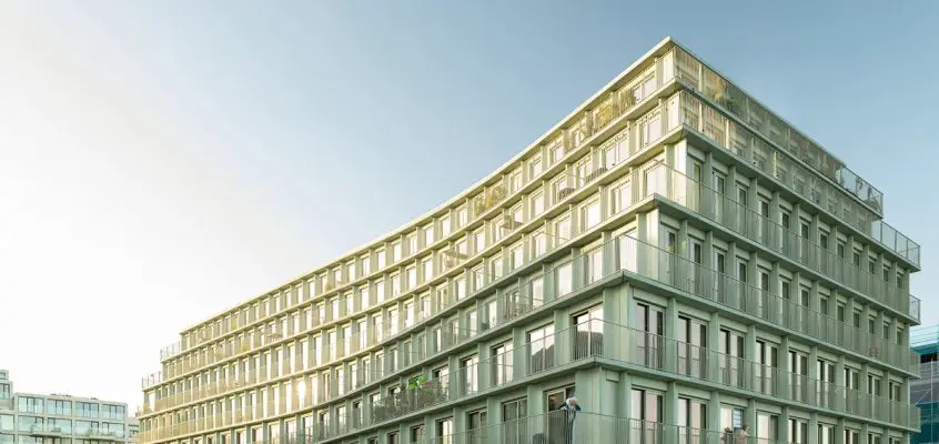 De Jakoba Amsterdam-Noord housing: Overhoeks building