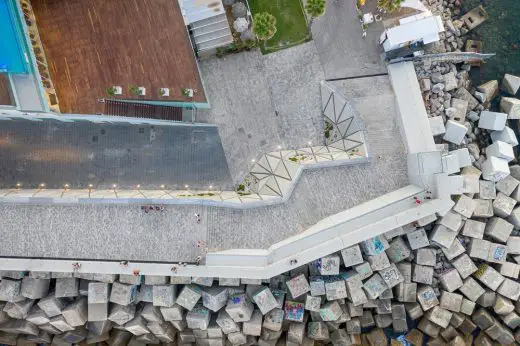 Escaleras y Mirador Vela Barcelona Spain