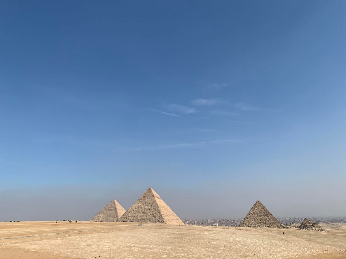 Pyramids of Giza, Cairo, Africa, desert