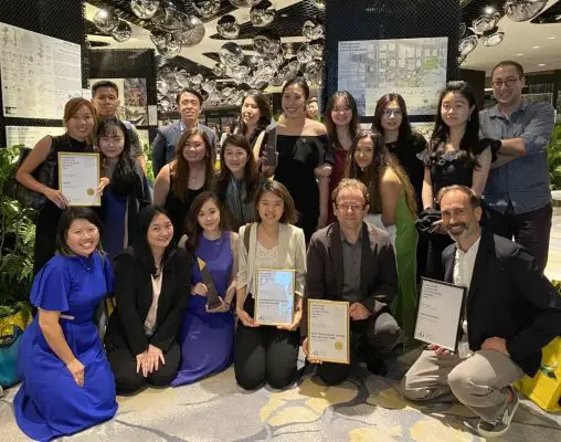 Grant Associates Singapore collects four 2022 SILA Awards