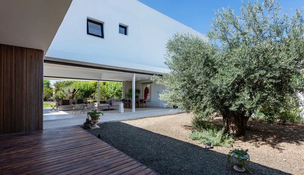 Une maison moderne à Chypre construite autour d'un jardin intérieur privé -  Nicosia, Cyprus