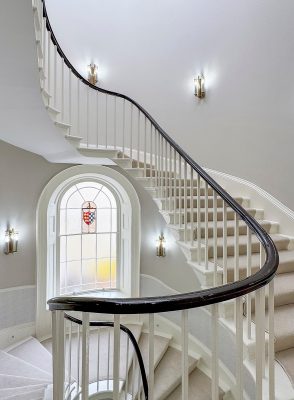 Old Stamford Hotel building stairs