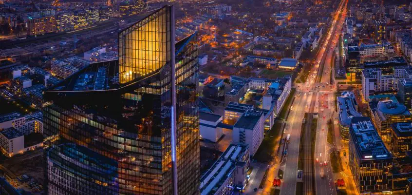 Skyliner Warsaw Skyscraper Building, Poland