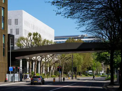 University of Brighton pedestrian bridge road