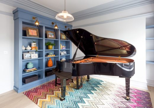 Bloomsbury Mansion Apartment Music Room