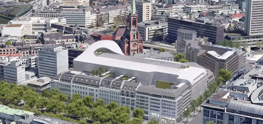 Calatrava Boulevard Königsallee Düsseldorf Building