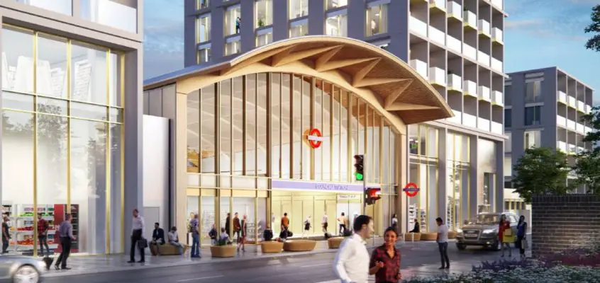 Colindale Tube Station redevelopment, Barnet, London