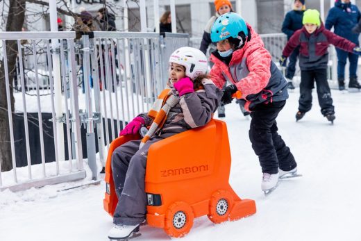 Aerial Skating Trail Montreal