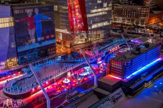 Aerial Skating Trail Montreal Québec