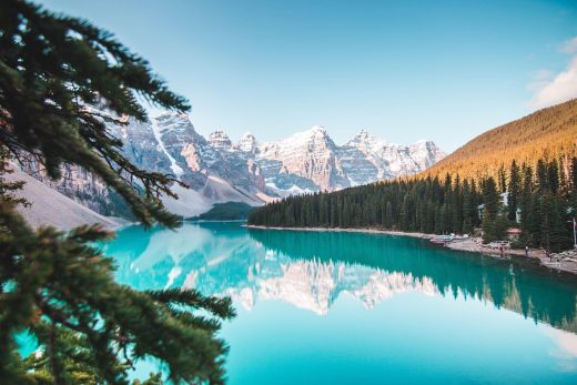 Canada mountain landscape lake