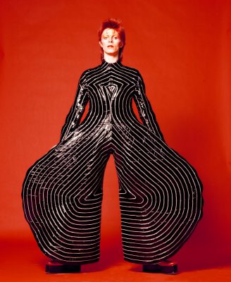 David Bowie Striped bodysuit for Aladdin Sane tour