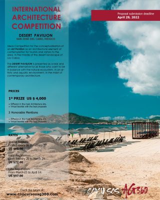 Desert Pavilion Concursos AG360 Competition 2023